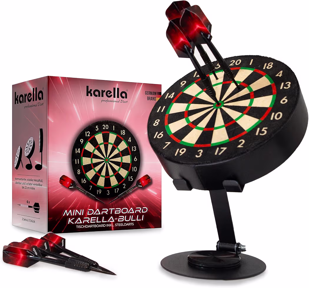 Mini Dartboard für den Schreibtisch: Dein Zielwasser fürs Büro