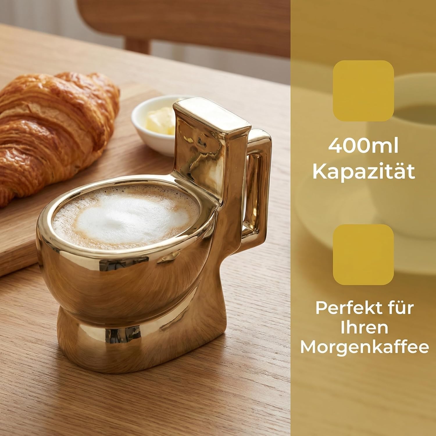 🚽☕ Für Menschen die morgens eh schon auf der Toilette Kaffee trinken.